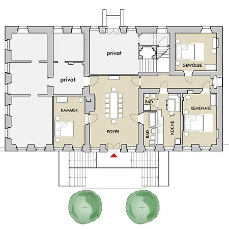 Apartment Rittergut Hohenfichte Herrenhaus Leubsdorf